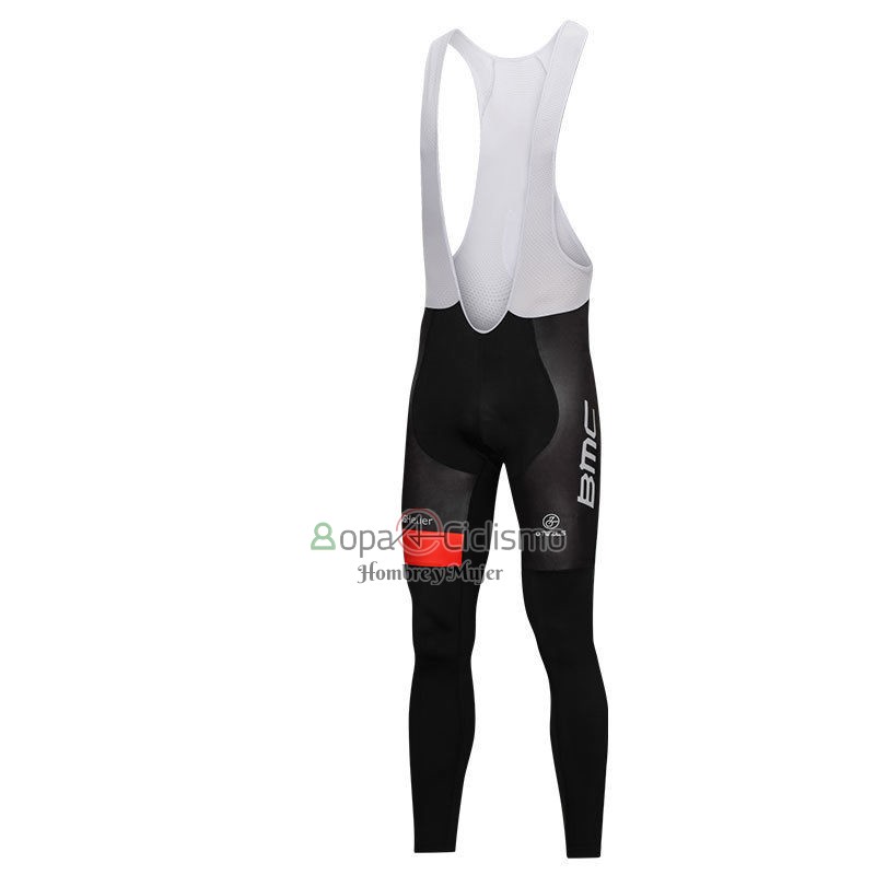 Bmc Ropa Ciclismo Culotte Largo 2018 Mangas Largas Rojo y Negro